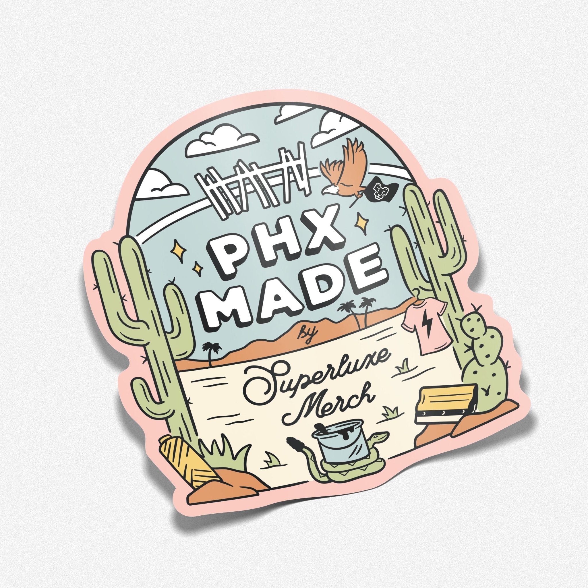 PHX MADE Miracle Mile Sticker - Superluxe Merch