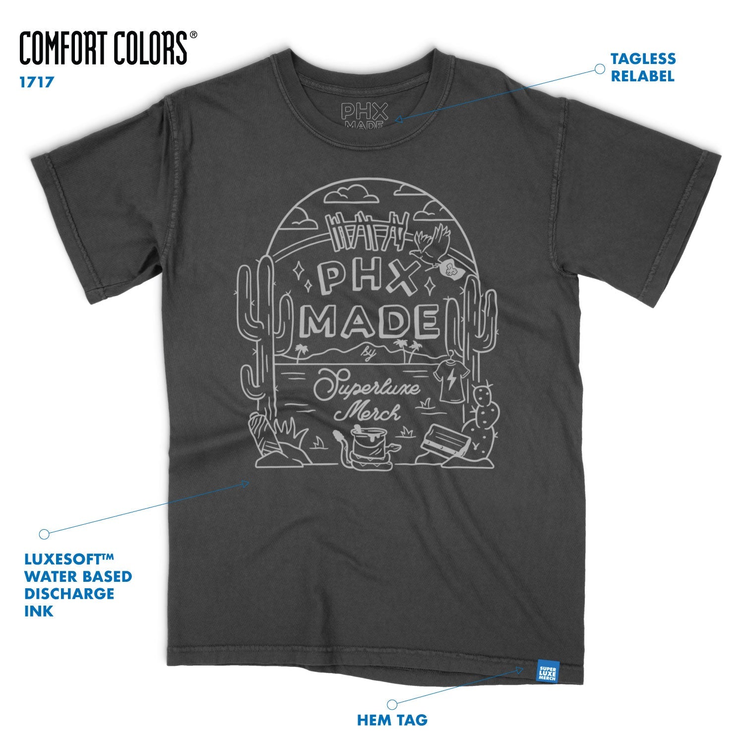 Phx Made Miracle Mile Tee - Superluxe Merch