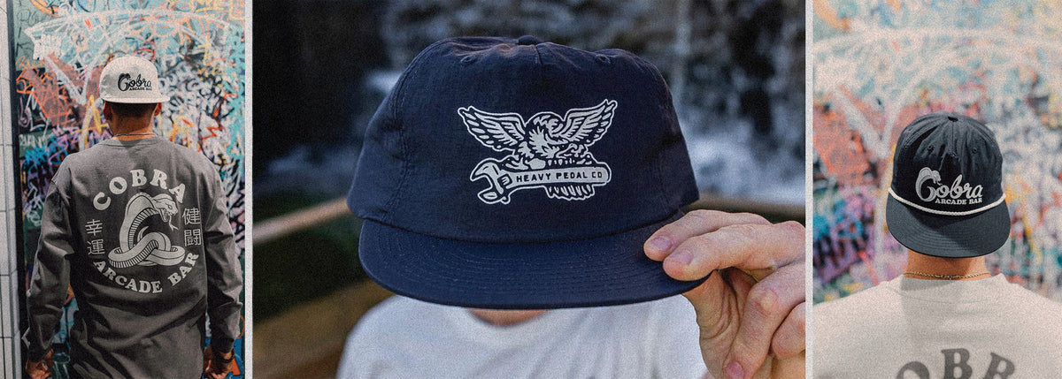 Premium heat transfer logo pressed onto a garment