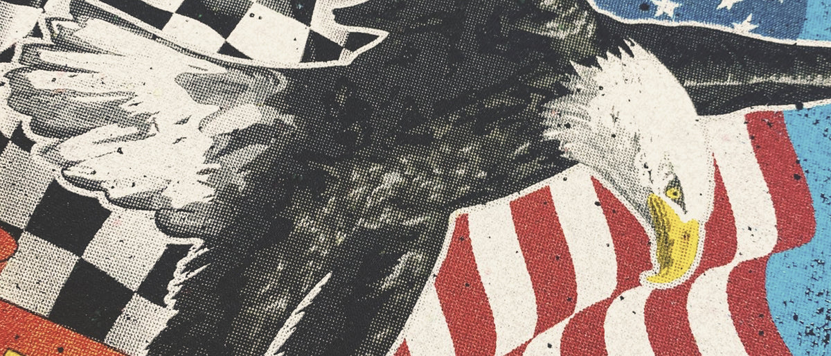 Simulated process screen print with photorealistic detail