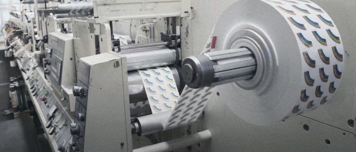 Custom stickers production